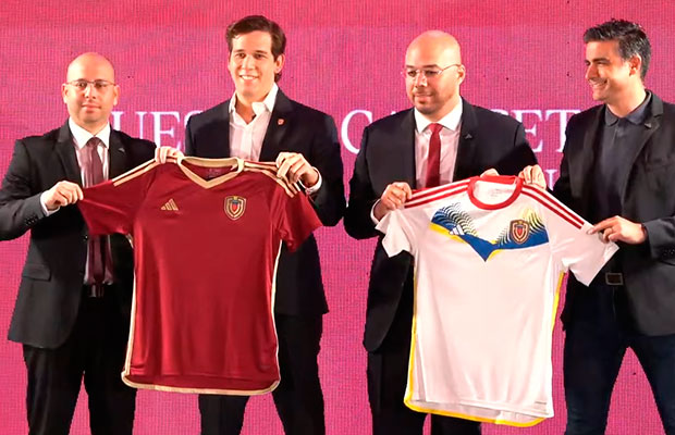 La Vinotinto presentó su nueva indumentaria de marca Adidas El Aragueño