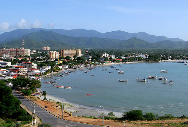 "A view over the town of Juan Griego, Margarita Island, Venezuela. Adobe RGB."