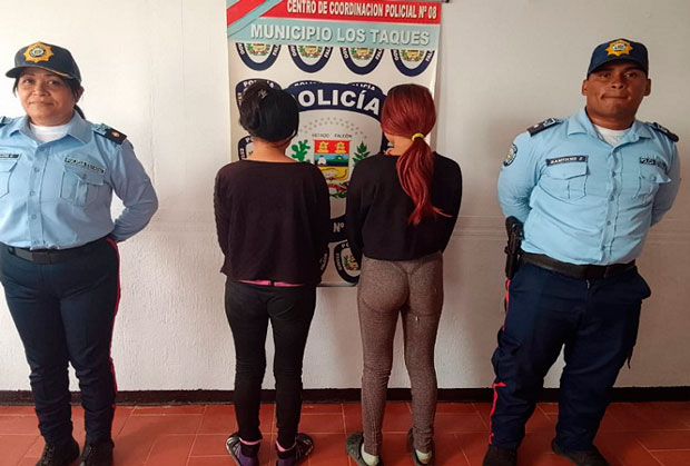 Capturadas-hermanas-en-Los-Taques-por-resistencia-y-ultraje-a-funcionaria