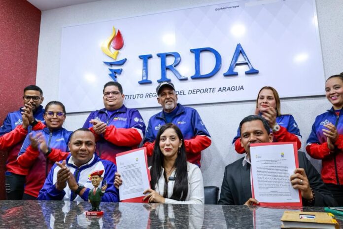 Gobernadora Joana Sánchez firmó alianza académica con la Universidad Deportiva del Sur