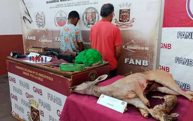 Dos-detenidos-por-cacería-ilegal-de-la-fauna-silvestre-en-Anzoátegui