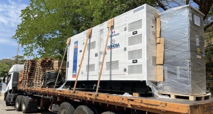 Entregan planta eléctrica al Hospital