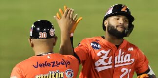 Águilas venció a Magallanes en extrainnings con back-to-back de Jackson Chourio y José Pirela