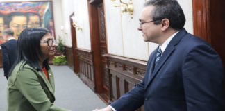 Presidenta encargada se reunió con jefes de misión de países de la Unión Europea, Reino Unido y Suiza