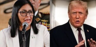 Trump mantuvo conversación con Delcy Rodríguez
