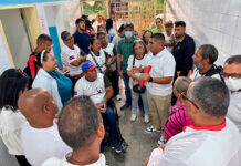 Alcalde Juan Carlos Sánchez y Poder Comunal supervisaron trabajos en C.P.E. Padre Lazo