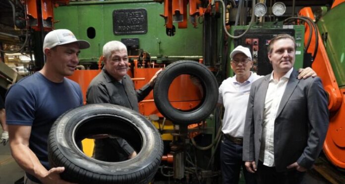 Antigua planta de cauchos Goodyear fue reabierta y aspira producir 75.000 unidades al cierre de 2026