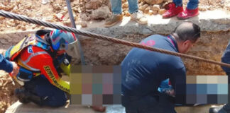 Autoridades rescatan a trabajador atrapado en deslizamiento de tierra en la Autopista Tocuyito–Valencia