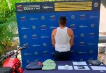 Capturan en Petare a falso policía con sustancias estupefacientes