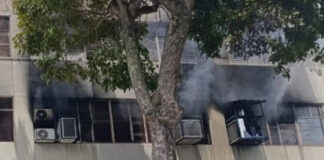 Controlado incendio en la urbanización San Isidro de Maracay