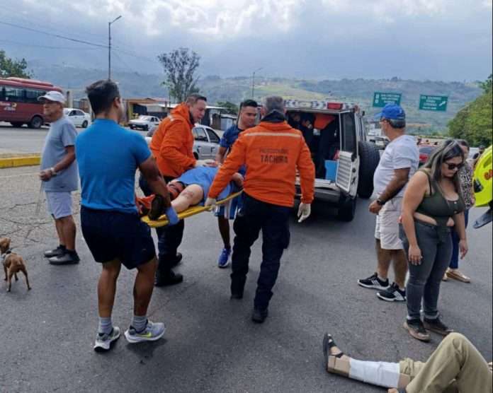 Dos muertos y 53 heridos el fin de semana por accidentes en Táchira