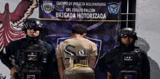 Intentó quemar a policías con un cilindro de gas en Falcón tras episodio de violencia de género