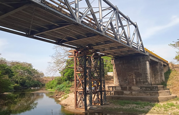 Rehabilitación de Puente Las Cañitas en Cojedes registra 70 % de avance