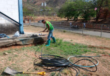 Sustituidos 30 metros de tubería de agua potable en el Preescolar Ezequiel Zamora de El Consejo