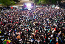 Aragua celebró histórico triunfo de Venezuela como lo grandes del béisbol