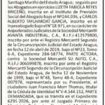 AVISO DE DESALOJO