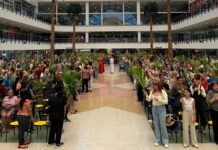 Celebrada misa de Domingo de Ramos en el C.C. Las Américas