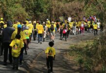 Conmemoran 30 años del sacrificio de los “Tragahumos” con caminata en Maracay
