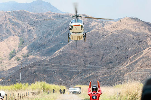 Controlado-incendio-forestal-en-el-parque-Nacional-Henri-Pittier