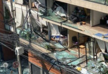 Cuatro lesionados tras explosión por gas en un edificio de la Ciudad de México