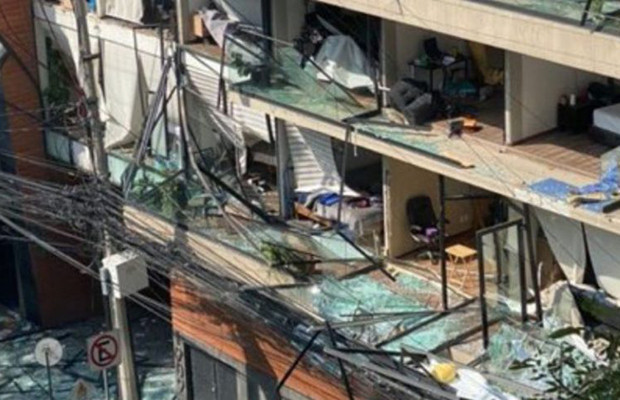 Cuatro lesionados tras explosión por gas en un edificio de la Ciudad de México