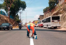 Inició Plan de Demarcación vial en carretera Panamericana