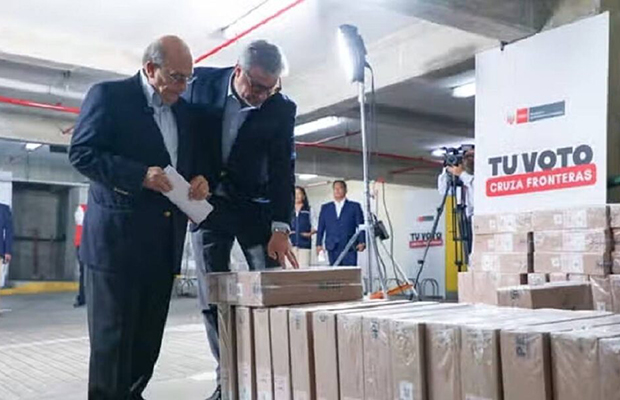 Perú inicia el traslado del material electoral para los comicios del próximo 12 de abril