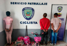 Polivalencia capturó en flagrancia a tres integrantes de la banda “Los Topos del Centro”
