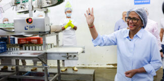 Presidenta encargada garantiza respaldo para mantener activa la producción nacional