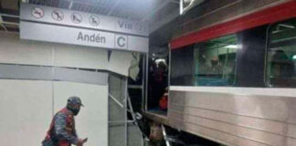 Se registró una colisión de gran magnitud en el ferrocarril de los Valles del Tuy