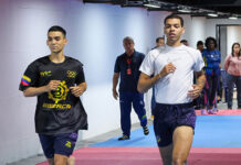 Selección nacional de taekwondo realiza evaluaciones físicas en Caracas
