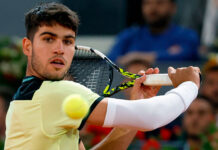 Alcaraz renuncia a entrenarse en el RCT Barcelona por sus molestias en la muñeca derecha