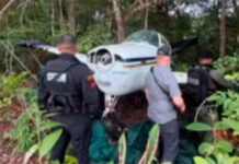 Autoridades de Venezuela destruyeron avión vinculado al narcotráfico en Apure