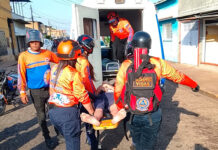 Colisión entre una bicicleta y un vehículo dejó dos lesionados en Anzoátegui