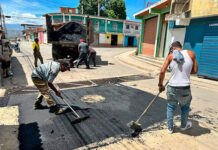 Continúa Plan de Bacheo en Zuata