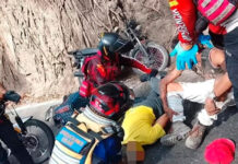 Dos heridos dejó accidente vial en la vía hacia Ocumare de La Costa