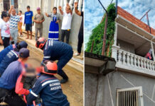 Hombre resultó herido tras caer de una construcción de siete metros de altura