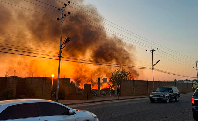 Incendios-en-terreno-cerca-de-clínica-en-Anzoátegui-pusieron-en-riesgo-a-dos-señoras