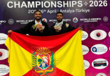 Kenpo aragüeño hace historia en el 22nd IKF World Kempo Championships 2026