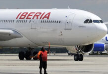 Llega a Venezuela primer vuelo de Iberia tras más de cuatro meses de suspensión