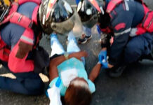 Mujer resultó lesionada tras ser arrollada por una moto en Puerto La Cruz