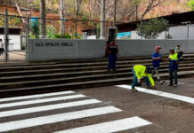 Plan “Respeta el rayado, no te rayes” llegó a la UEE Hipólito Bonilla