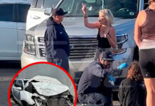 Tori Spelling sufre un accidente automovilístico cuando viajaba con 7 niños en California
