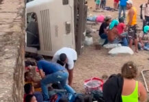 Tres muertos y 39 heridos dejó vuelco de bus en Anzoátegui