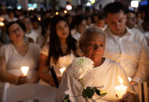 Vigilia en honor a las 236 víctimas de la tragedia de la Jet Set