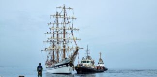 Buque Escuela «Simón Bolívar» arriba a Federación de San Cristóbal y Nieves