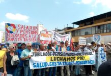 Adultos mayores conmemoraron su Día con una manifestación en Maracay