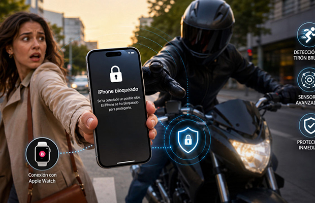Apple lanzará una nueva función para bloquear el iPhone al detectar casos de robo