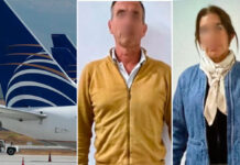 Atraparon a pareja semidesnuda mientras realizaba actos indebidos en un vuelo