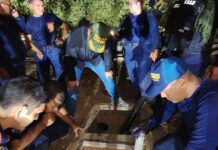 Bomberos rescatan cuerpo dentro de un tanque de agua en Ciudad Lossada
